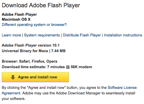 Download Flash 10.1