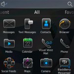 Blackberry OS 6 Home Screen