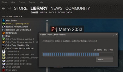 Catalyst 10.9 Drivers now available through Steam